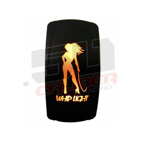 "Whip Light" Waterproof Rocker Switch | 50 Caliber Racing