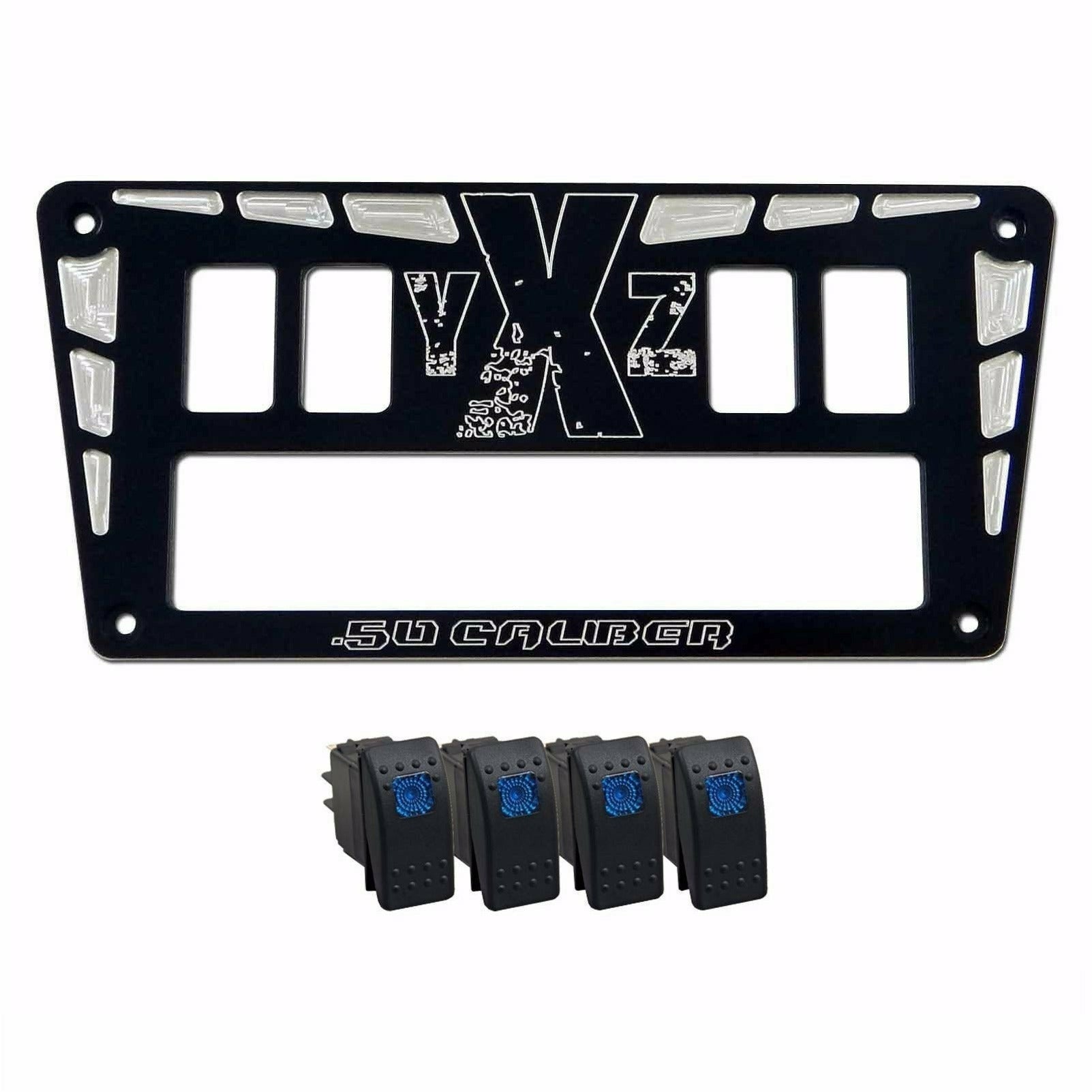 Yamaha YXZ 1000R 4 Switch Dash Panel | 50 Caliber Racing