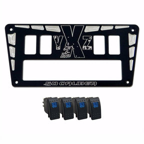 50 Caliber Racing YXZ 1000R 4 Switch Dash Panel