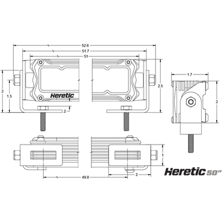 50" LED Light Bar | Heretic