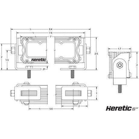 6" LED Light Bar | Heretic