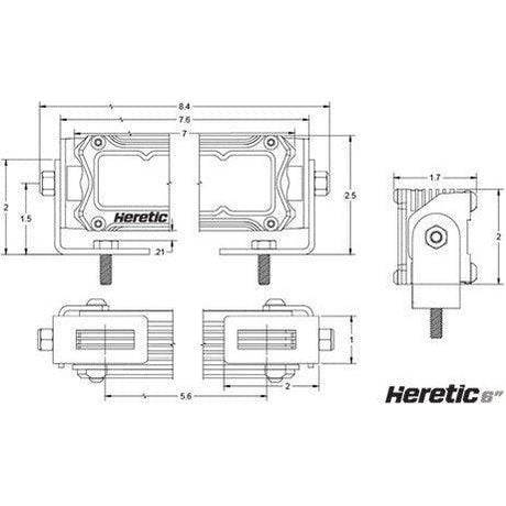 6" LED Light Bar | Heretic