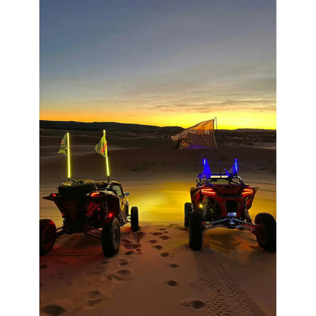 Kool Whips 5ft LED Whips (Pair) - Kombustion Motorsports