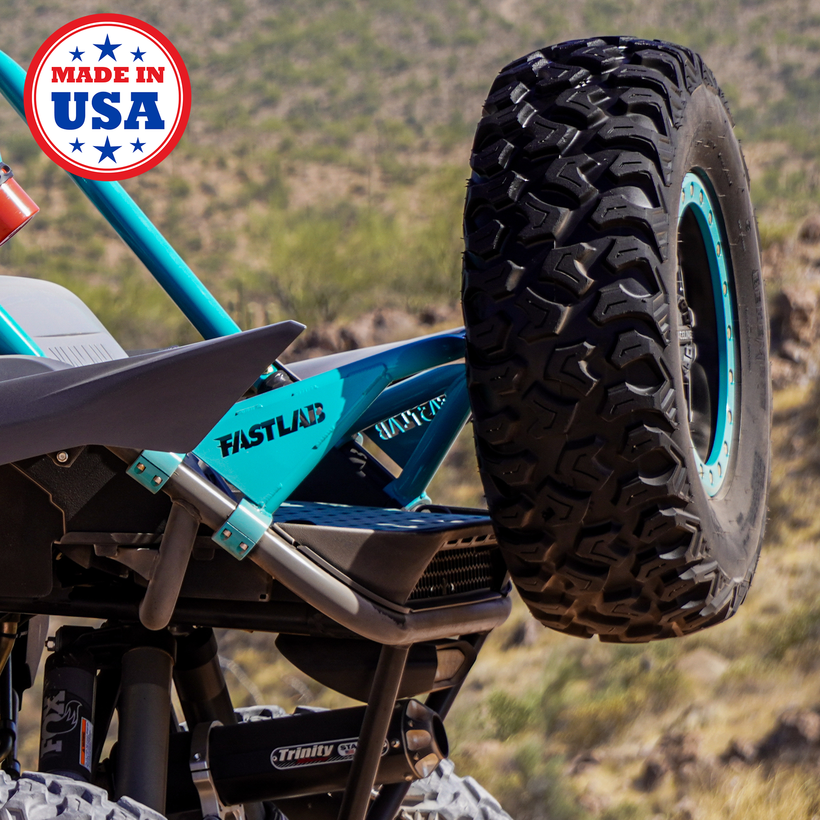 Yamaha YXZ Spare Tire Carrier - Kombustion Motorsports