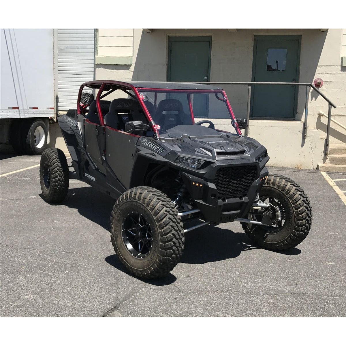 Polaris RZR 4 Turbo S Raw Trucker Cage - Kombustion Motorsports