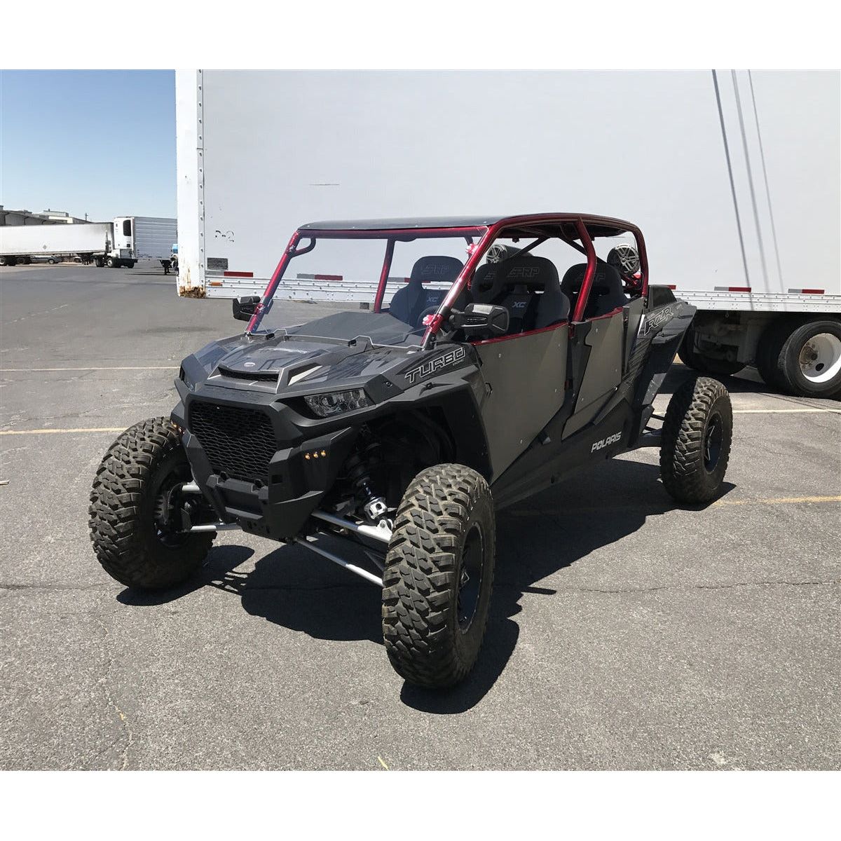 Polaris RZR 4 Turbo S Raw Trucker Cage - Kombustion Motorsports