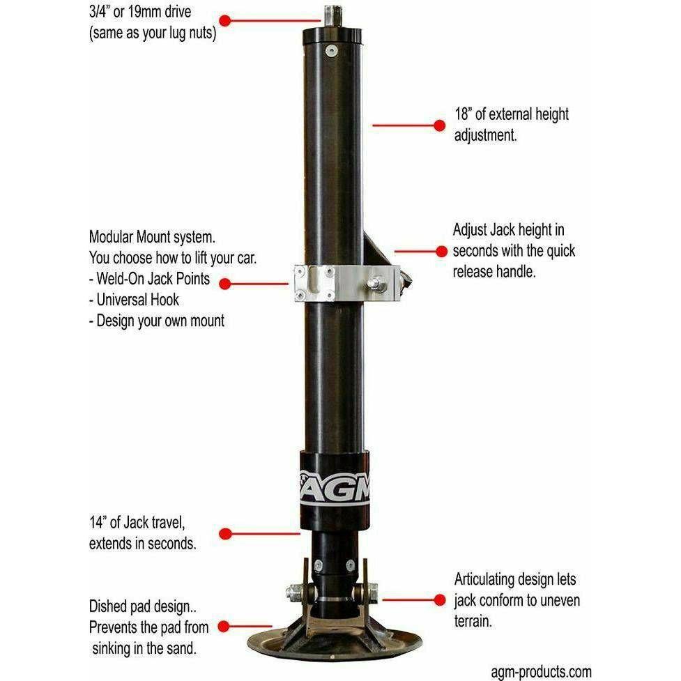 AGM Manual Jack 2.0 with Universal Hook