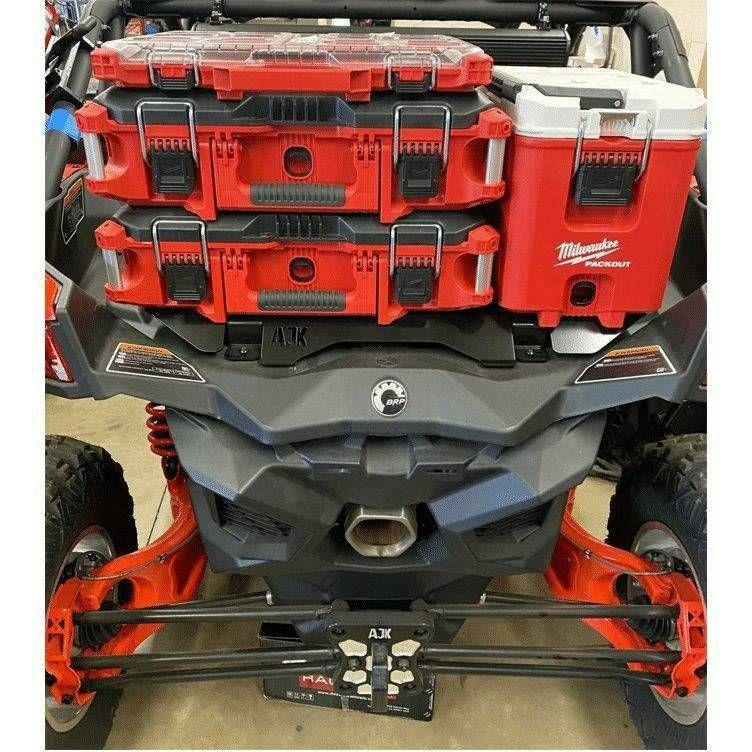 AJK Offroad Can Am Maverick X3 Milwaukee Packout Mount 1.5