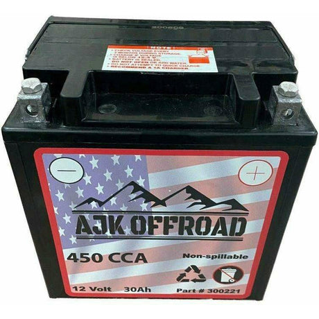 AJK Offroad Honda Talon Dual Battery Kit