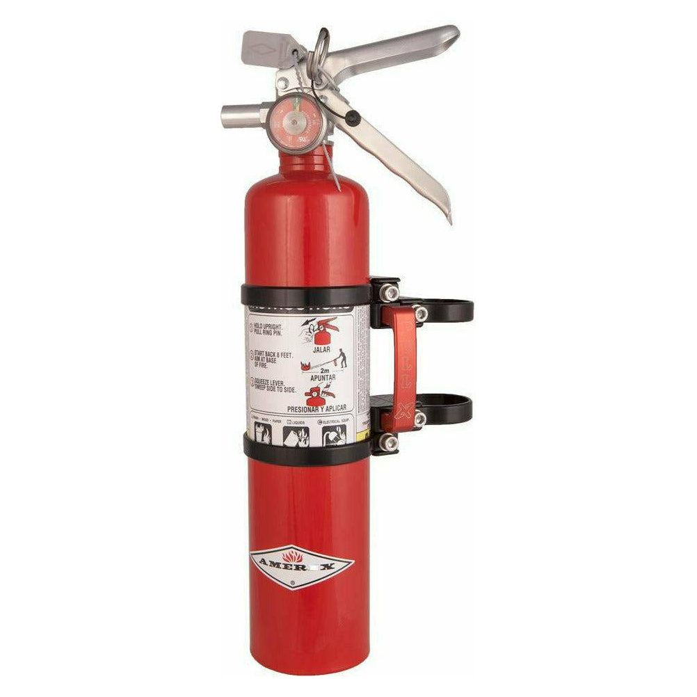 Axia Alloys Quick Release Fire Extinguisher Mount with 2.5 lb Extinguisher