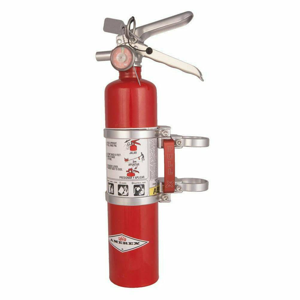 Axia Alloys Quick Release Fire Extinguisher Mount with 2.5 lb Extinguisher