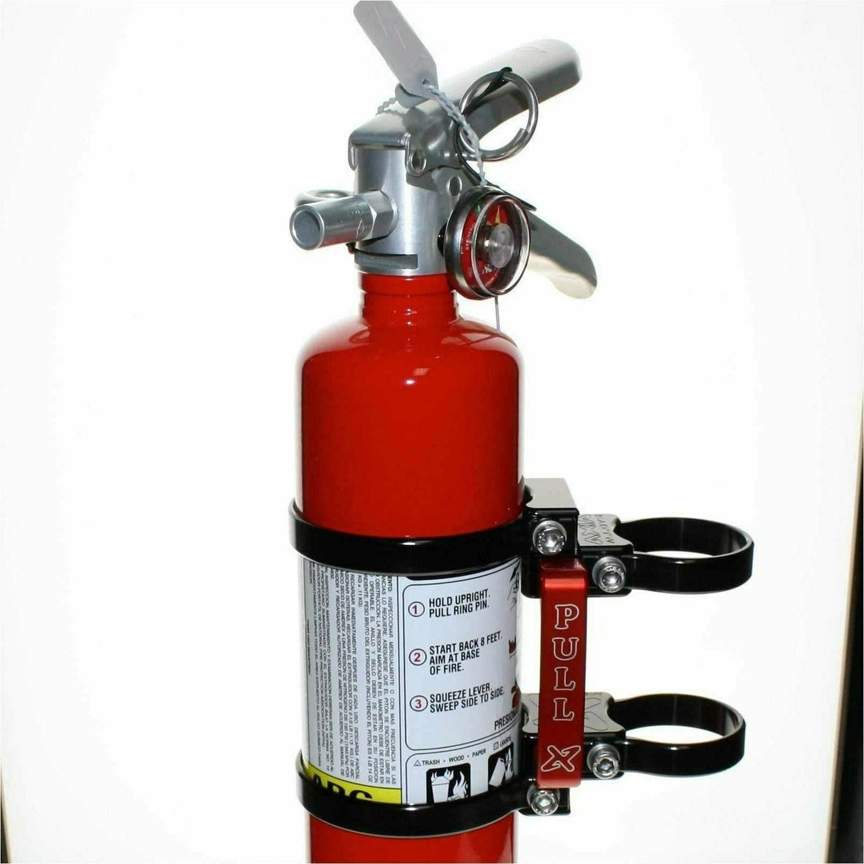 Axia Alloys Quick Release Fire Extinguisher Mount with 2.5 lb Extinguisher