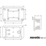 BA-2 Flush Mount LED Light Pod | Heretic