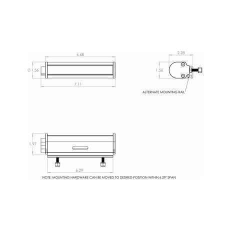 Universal RTL-M Mini LED Rear Light Bar | Baja Designs