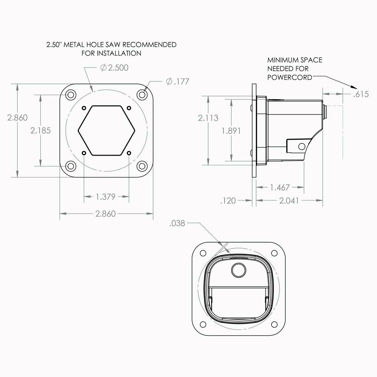 Baja Designs S1 Flush Mount LED Reverse Kit