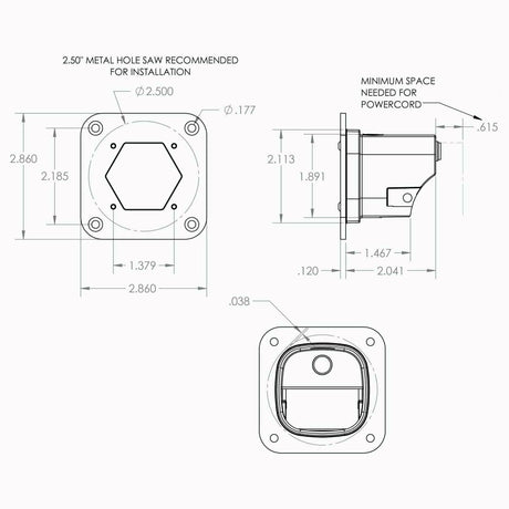 Baja Designs S1 Flush Mount LED Reverse Kit