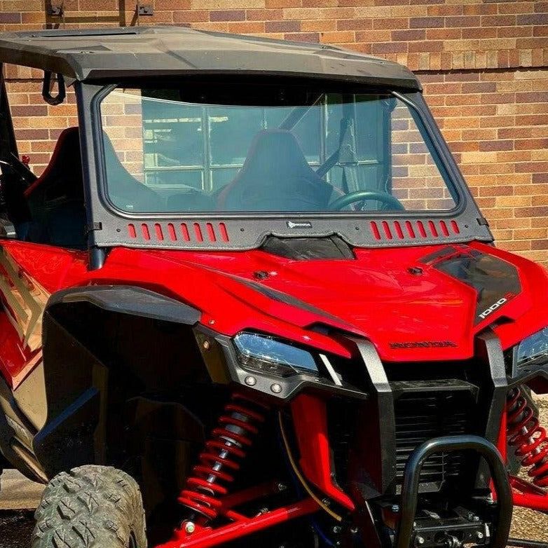 Honda Talon Vented Glass Front Windshield | Bent Metal