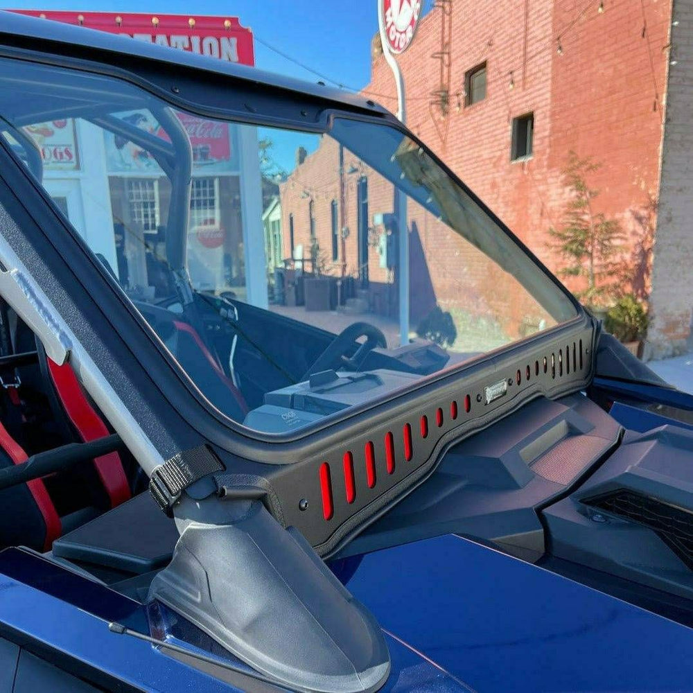Polaris RZR Pro R Vented Glass Front Windshield Bent Metal