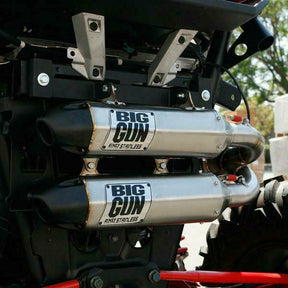 Big Gun Exhaust Polaris RZR RS1 Exo Stainless Dual Slip On