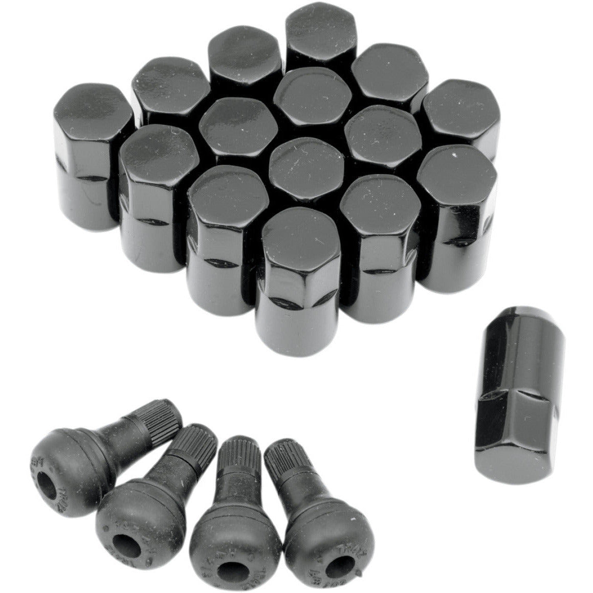 Black 3/8" Lug Nuts (16 pack)