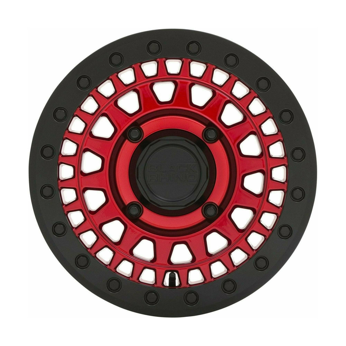 Black Rhino Parker Beadlock UTV Wheel (Red/Black)