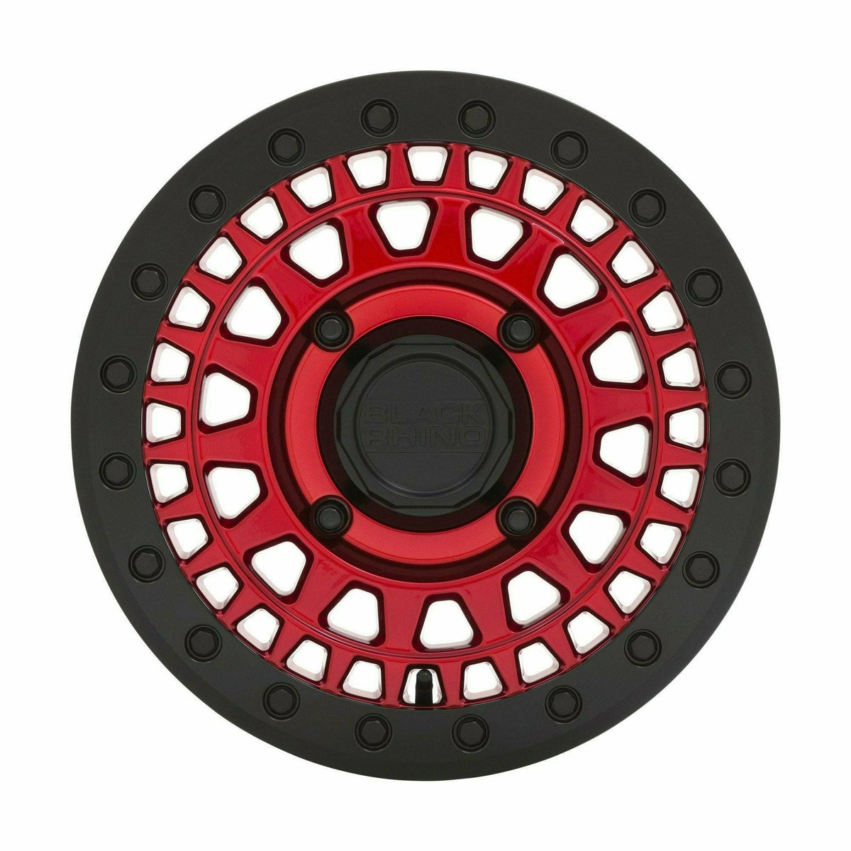 Black Rhino Parker Beadlock UTV Wheel (Red/Black)