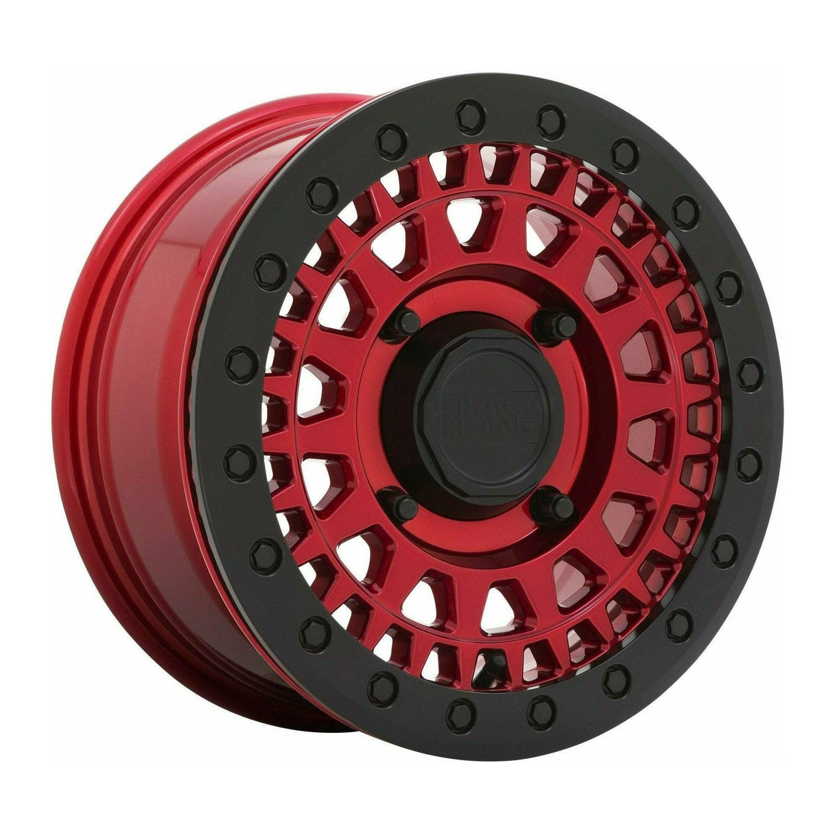 Black Rhino Parker Beadlock UTV Wheel (Red/Black)