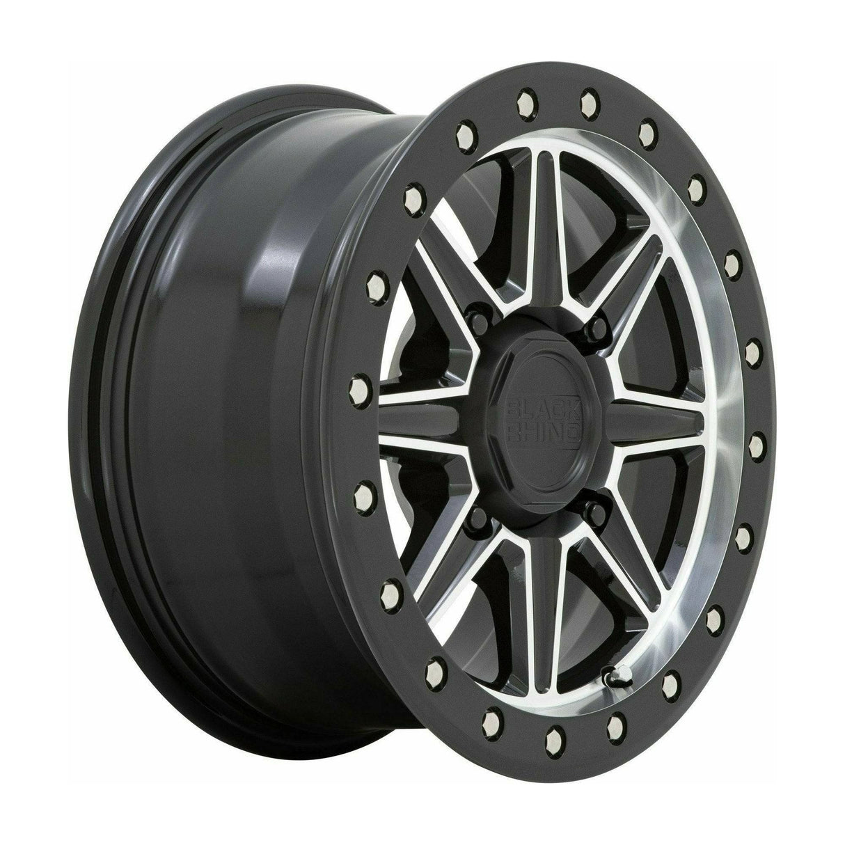 Black Rhino Webb UTV Wheel (Black/Machined)