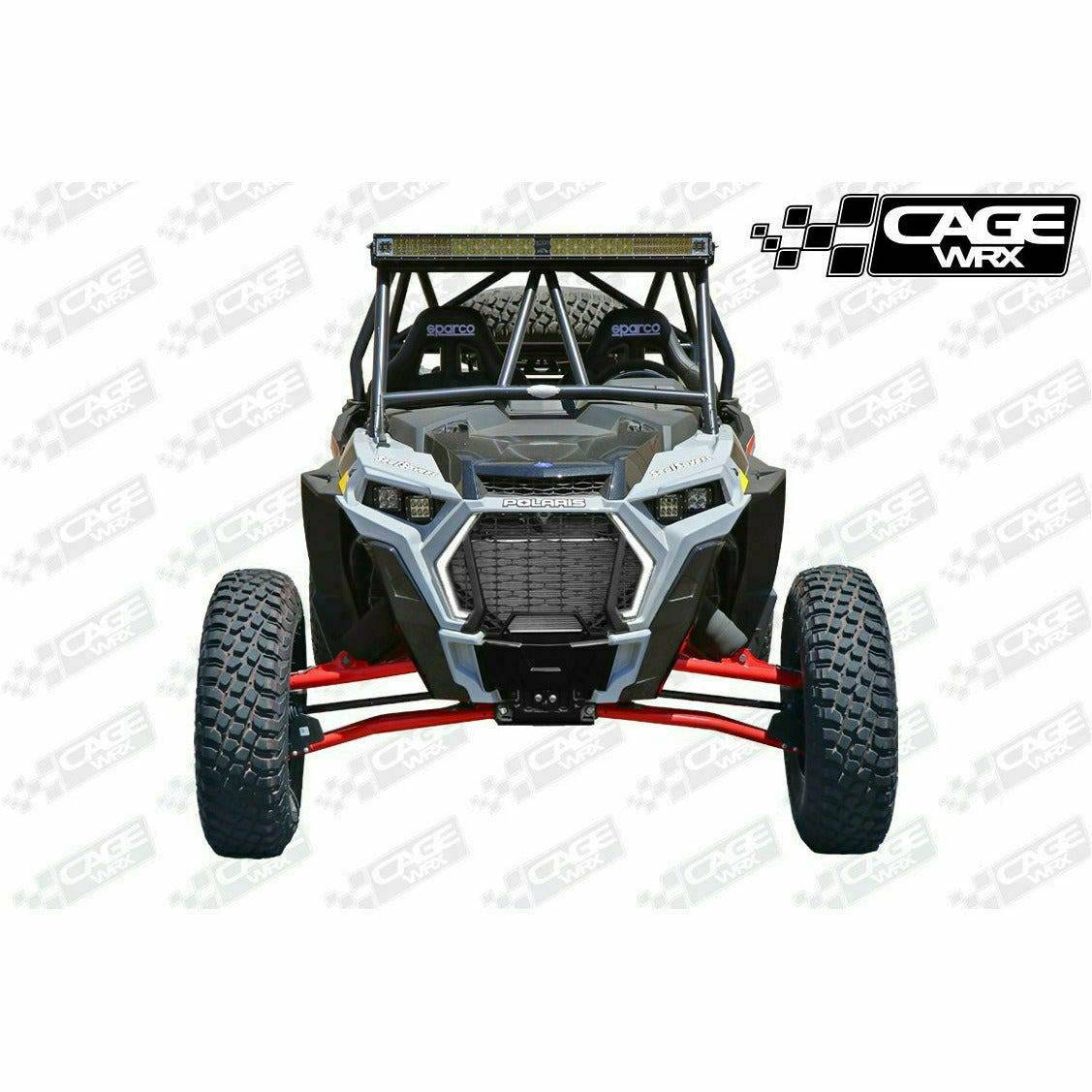 Polaris RZR 4 (2019+) Raw Assembled Baja Spec Cage with Roof - Kombustion Motorsports