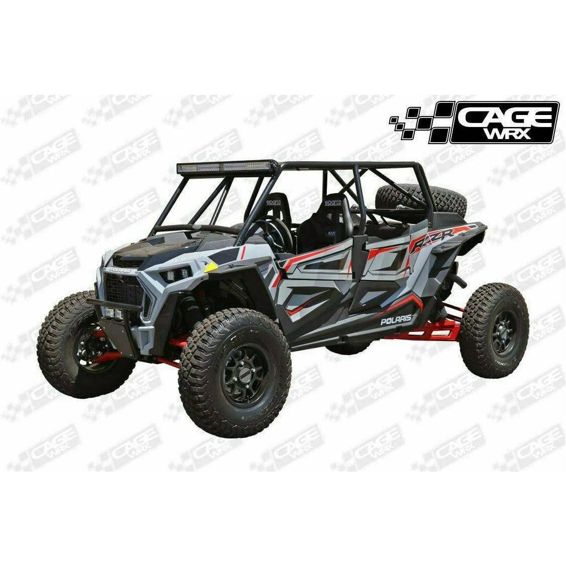 Polaris RZR 4 (2019-2023) Raw Assembled Baja Spec Cage with Roof | CageWRX