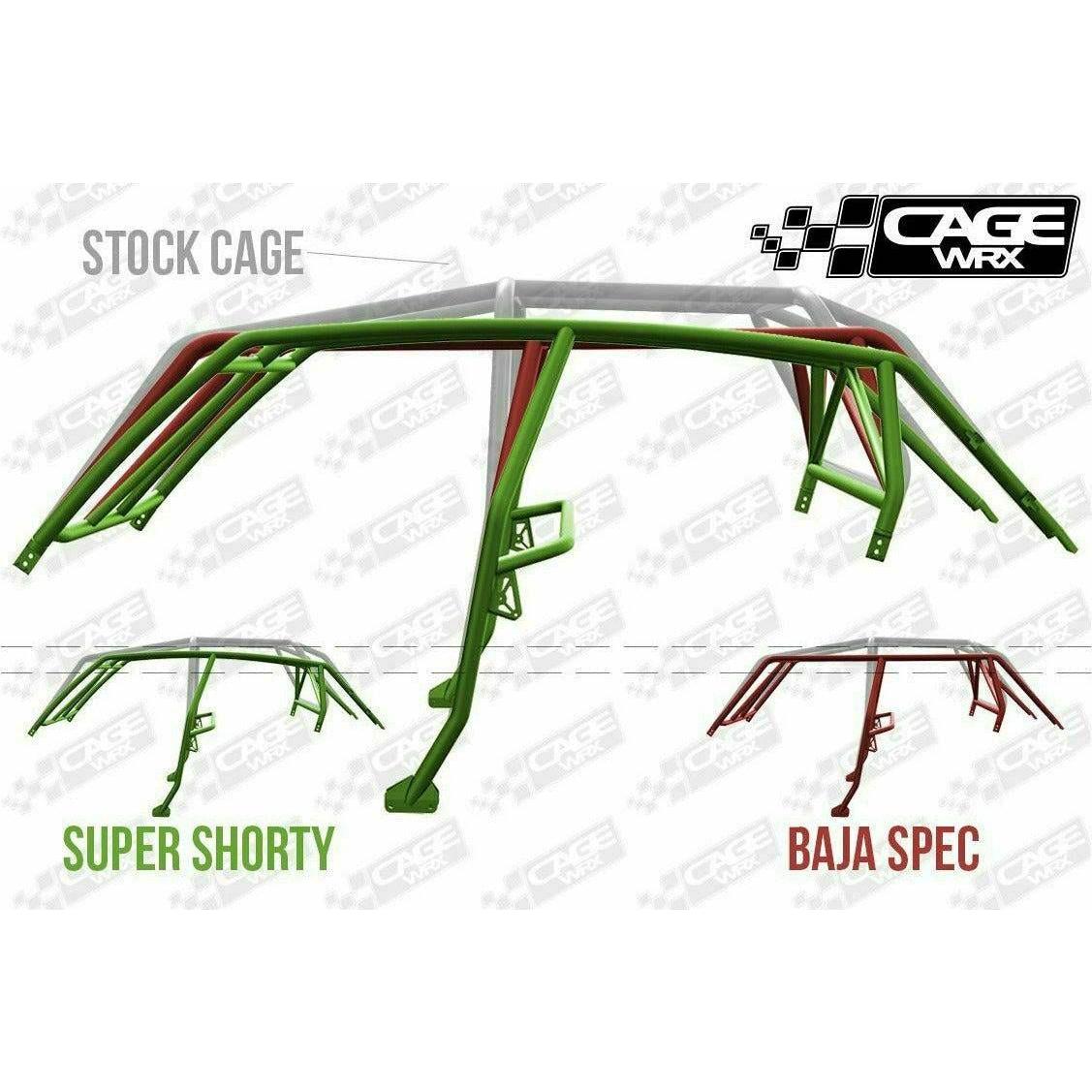 Polaris RZR 4 (2019-2023) Raw Assembled Baja Spec Cage with Roof | CageWRX