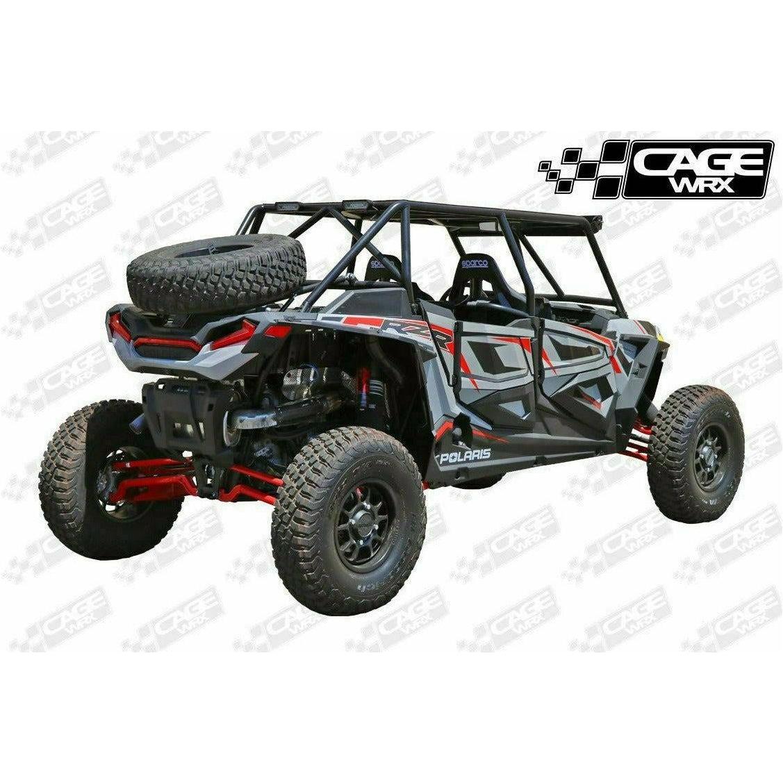 Polaris RZR 4 (2019-2023) Raw Assembled Baja Spec Cage with Roof | CageWRX