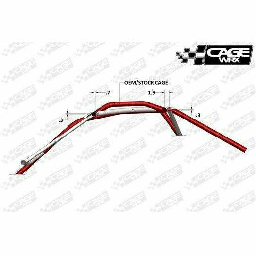 Can Am X3 Raw Unassembled Super Shorty Cage Kit - Kombustion Motorsports