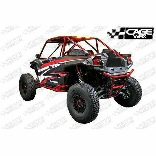 CageWRX Kawasaki KRX "SPORT CAGE" Assembled Roll Cage with Roof (Raw)