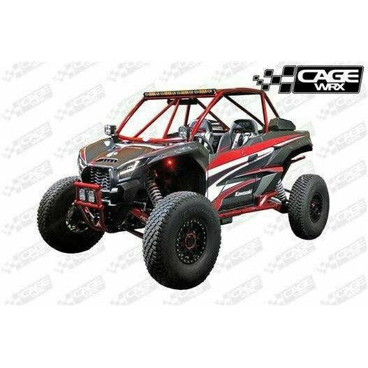 CageWRX Kawasaki KRX "SPORT CAGE" Assembled Roll Cage with Roof (Raw)