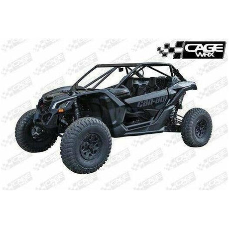 Can Am X3 Raw Assembled Super Shorty Cage with Roof | CageWRX