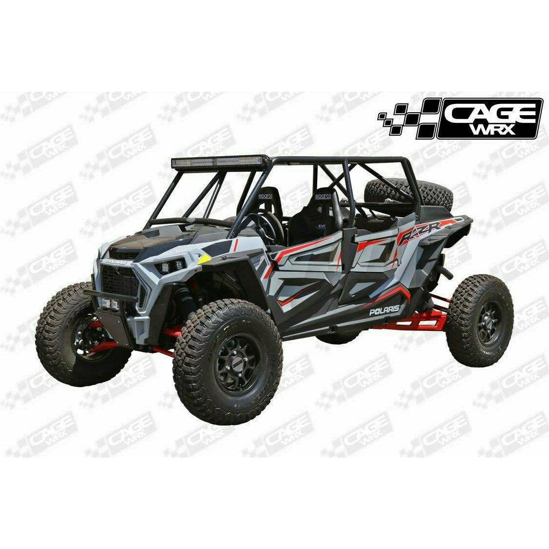 Polaris RZR 4 (2019-2023) Raw Unassembled Baja Spec Cage Kit | CageWRX