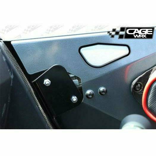 CageWRX Polaris RZR 2-Seater Aluminum Doors (Black)