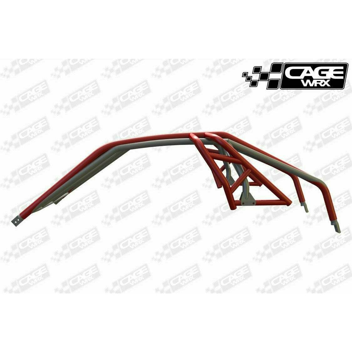 CageWRX Polaris RZR PRO XP "SUPER SHORTY" 2-Door Assembled Roll Cage with Roof (Raw)