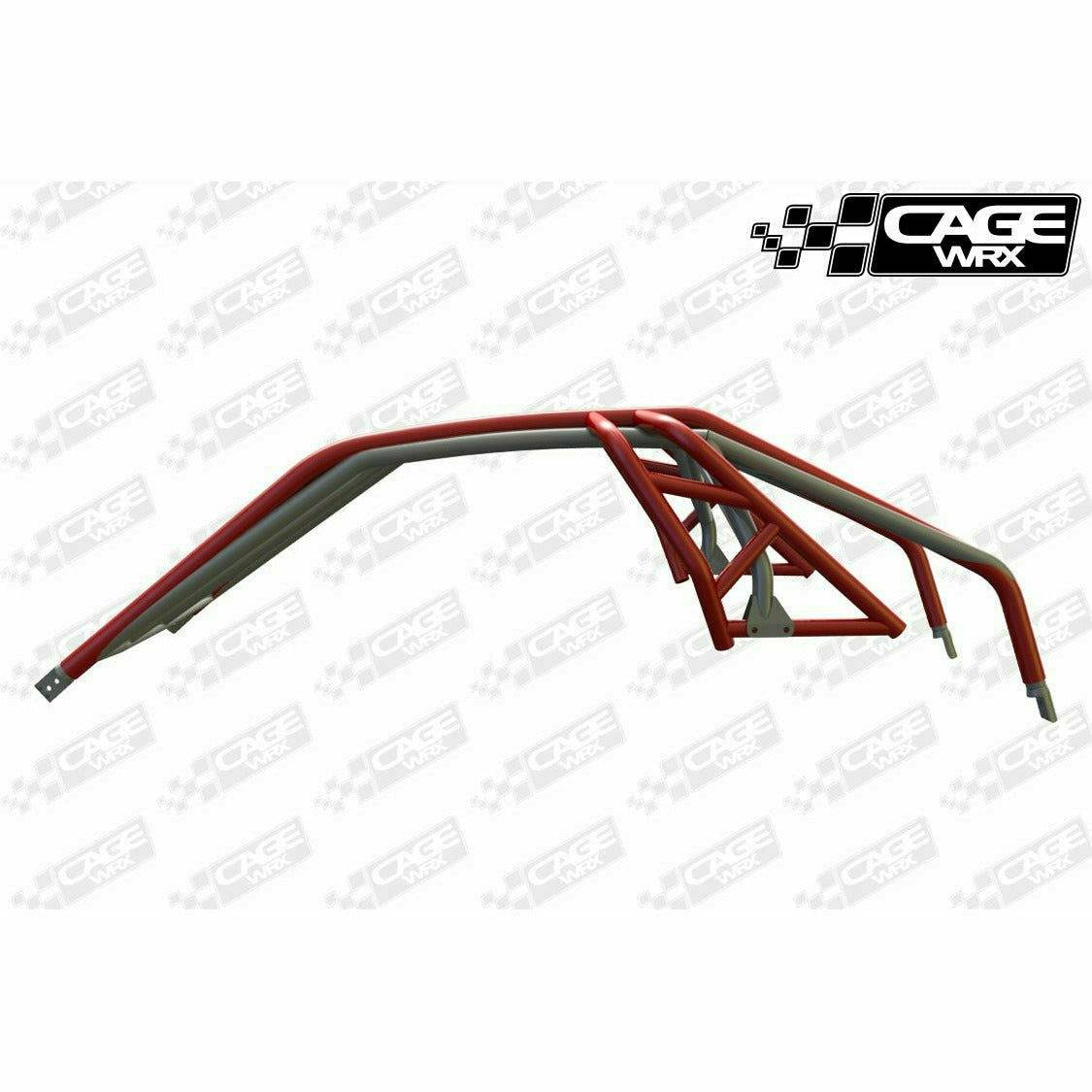 CageWRX Polaris RZR PRO XP "SUPER SHORTY" 2-Door Assembled Roll Cage with Roof (Raw)