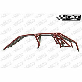 CageWRX Polaris RZR Turbo R "Super Shorty" 4-Seater Assembled Cage Kit with Roof (Raw)