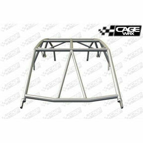 CageWRX Polaris RZR Turbo R "Super Shorty" 4-Seater Assembled Cage Kit with Roof (Raw)