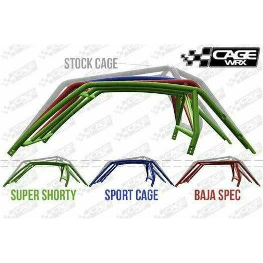 Polaris RZR (2014-2018) Raw Assembled Baja Spec Cage with Roof | CageWRX