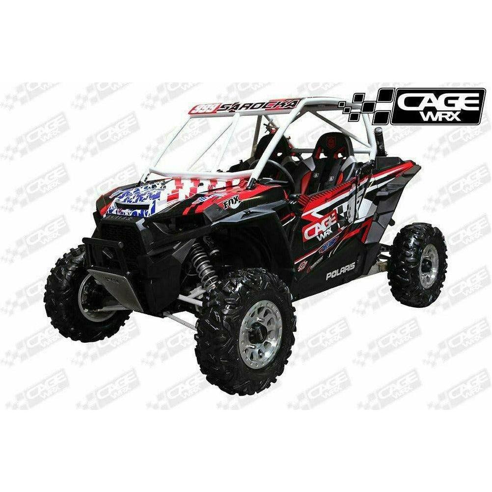 Polaris RZR (2014-2018) Raw Assembled Super Shorty Cage with Roof | CageWRX