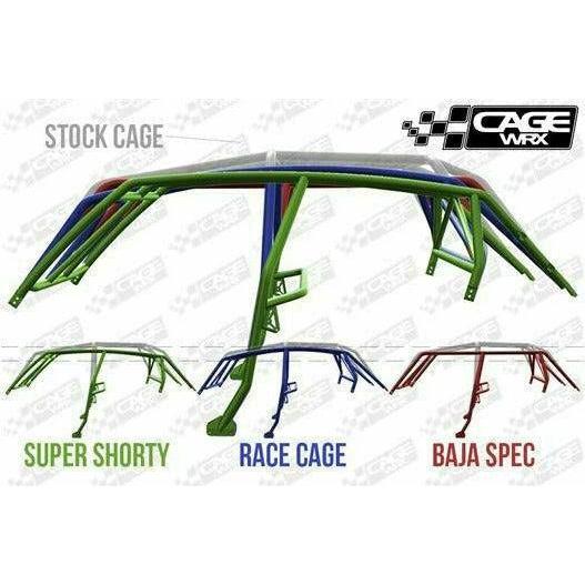 Polaris RZR 4 (2014-2018) Raw Assembled Super Shorty Cage with Roof | CageWRX