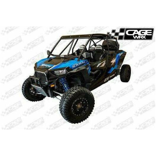 Polaris RZR 4 (2014-2018) Raw Assembled Super Shorty Cage with Roof | CageWRX