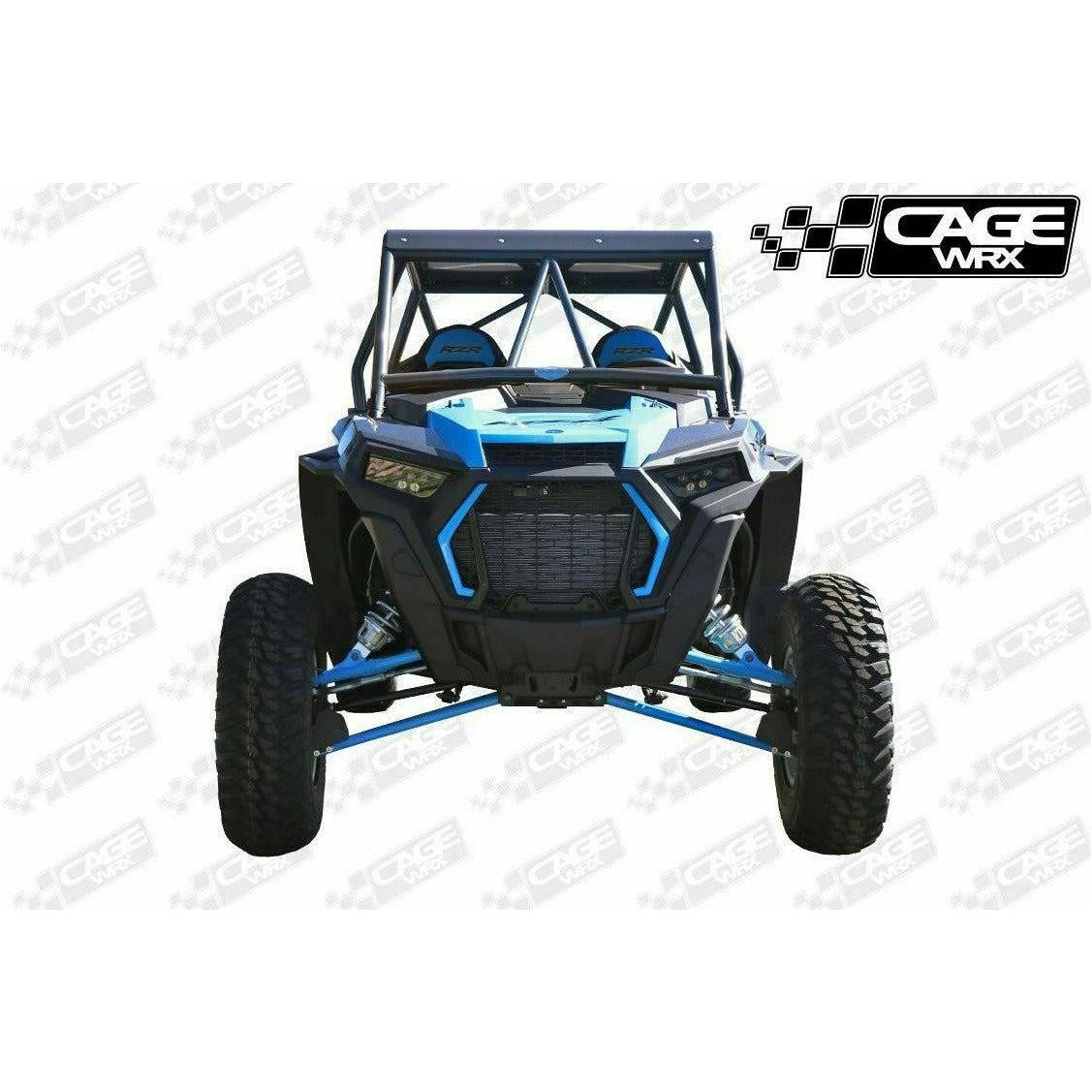 Polaris RZR 4 (2019-2023) Raw Assembled Super Shorty Cage with Roof | CageWRX