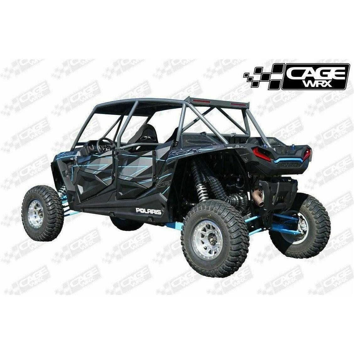 Polaris RZR 4 (2019-2023) Raw Assembled Super Shorty Cage with Roof | CageWRX