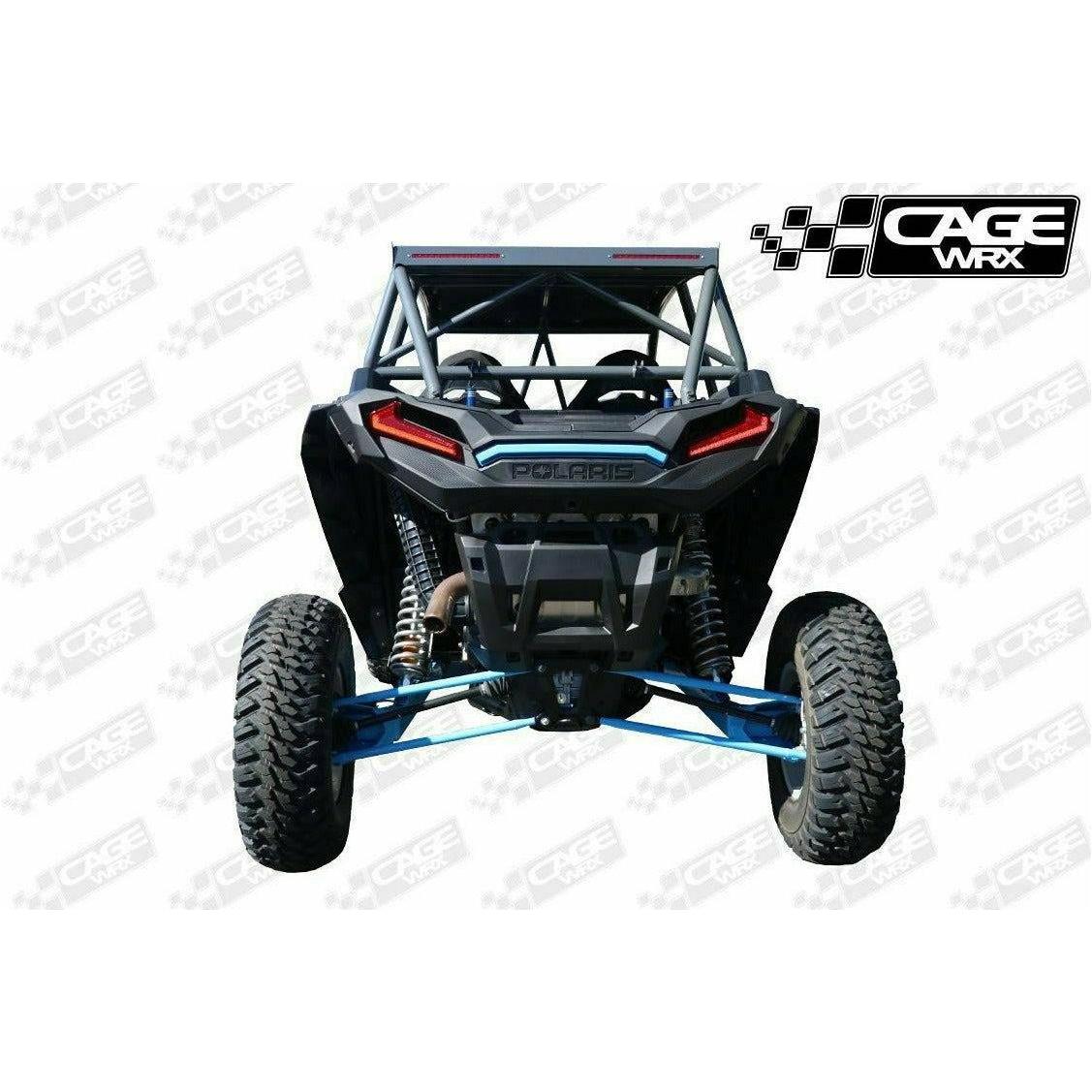 Polaris RZR 4 (2019-2023) Raw Assembled Super Shorty Cage with Roof | CageWRX