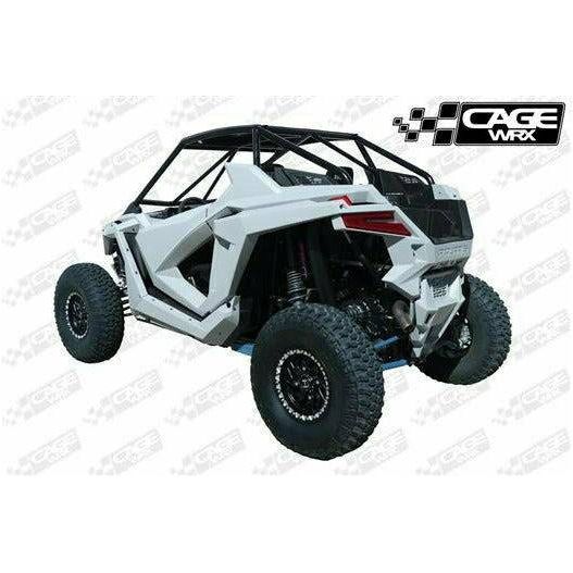 CageWRX Polaris RZR PRO XP "SUPER SHORTY" 2-Door Assembled Roll Cage with Roof (Raw)